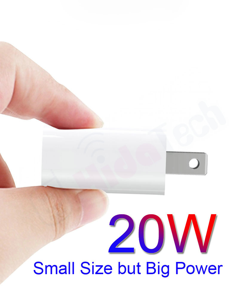 Ifew Atopart US Plug Fast Charge 20W USB C port Type C PD Wall Charger ...