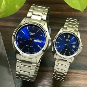 ภาพหน้าปกสินค้าWin Watch Shop นาฬิกา Casio Set คู่รัก รุ่น MTP-1183A-2A และ LTP-1183A-2A สายแสตนเลส หน้าปัดสีน้ำเงิน สินค้าขายดี (มั่นใจ ของแท้ 100% ประกันศูนย์ 1 ปีเต็ม) ที่เกี่ยวข้อง