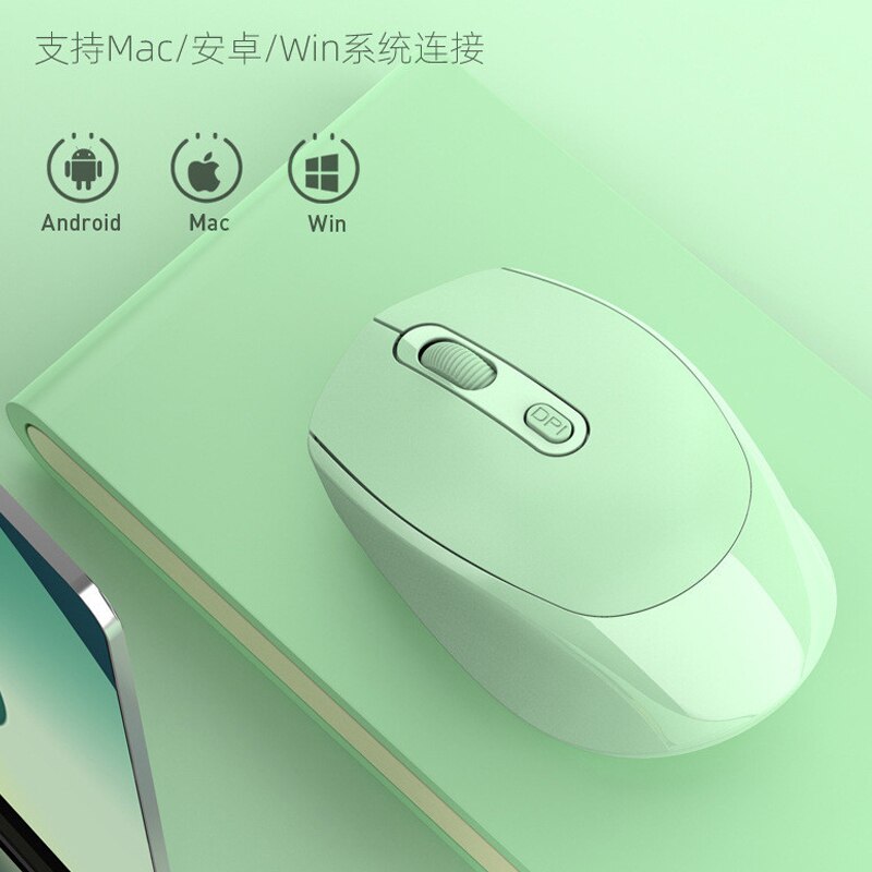 ZZOOI Macaron Wireless Bluetooth Dual-mode Rechargeable Game Mouse Computer Gamer Wirelesss Office Mouses Gaming Laptop Mice Keyboards