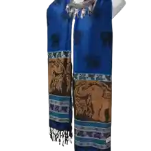 ภาพขนาดย่อของภาพหน้าปกสินค้าasia scarfผ้าพันคอผ้าคลุมไหล่ลายช้างไทยผ้าทอของฝากผ้ารับไหว้ลายใหม่เก็บปลายทางได้คะ จากร้าน Lalascarf บน Lazada ภาพที่ 8