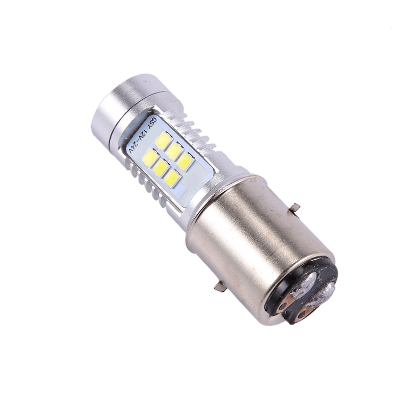 Motorcycle 3030 21SMD Led Headlight Head Light Lamp Bulb 1200LM White 21W