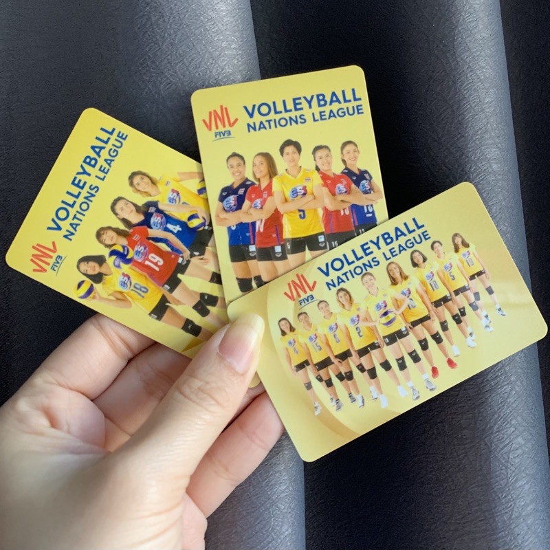 ﹊∏┇  บัตร วอลเลย์บอลทีมชาติไทย VNL 2019 ที่ระลึก 🏐
