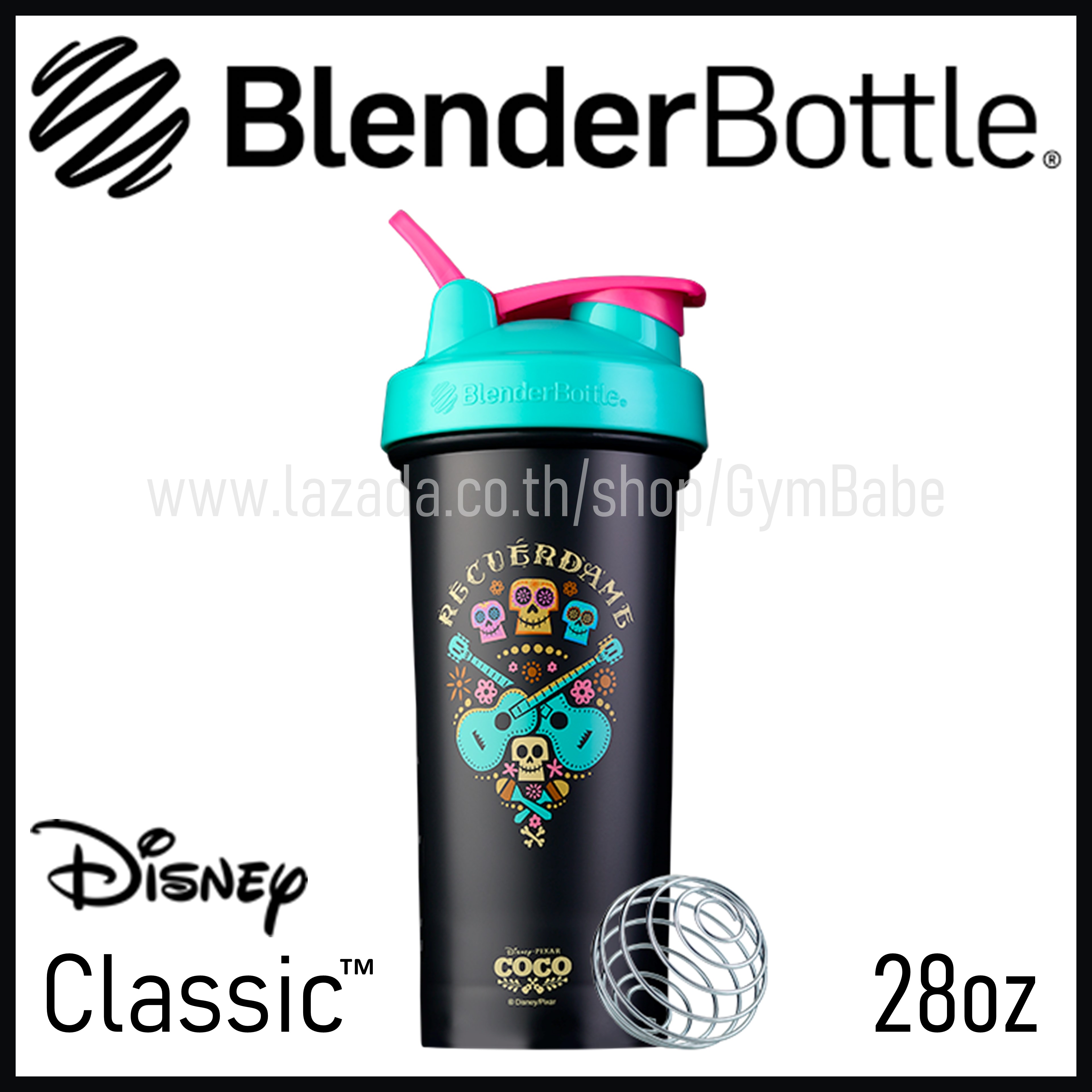 Blender Bottle Classic 28 oz. Disney Pixar Shaker w/ Loop Top - The Incredibles