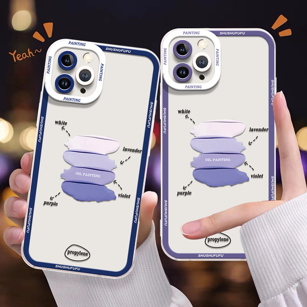 Angel Eyes Case Soft Case Compatible for IPhone 13 Pro 12 Pro Max 11 Pro Max 14 Pro Max 14 Plus 6S 7 8 Plus X XS Max XR Transparent Casing TPU Silicone Phone Shockproof Cover Protector