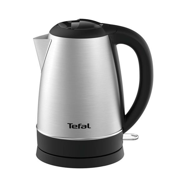 TEFAL GOOD VALUE กาต้มน้ำไฟฟ้า ระบบตัดไฟอัตโนมัติ ตัวการวมทั้งฝาเปิดด้านในทำจากสแตนเลสสตีล (2,200 วัตต์, 1.7 ลิตร) รุ่น KI800D66 สีเงิน