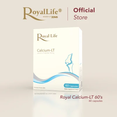 Calcium LThreonate Vitamin for bone health by Royallife BDMS 60 Capsules
