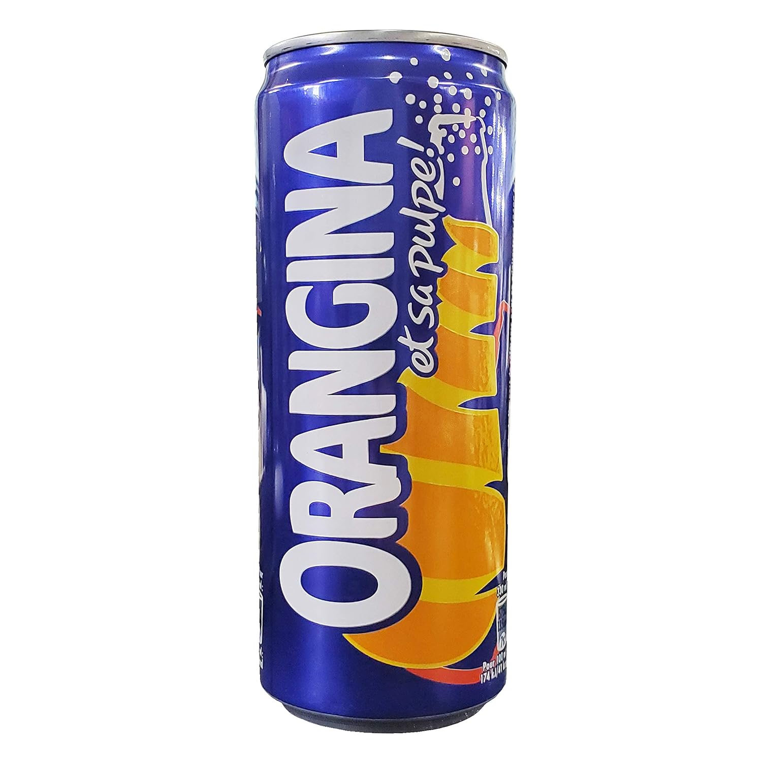 Orangina Sparkling Orange juice Drink 330 ml. 6 can ออเรนจินา ...