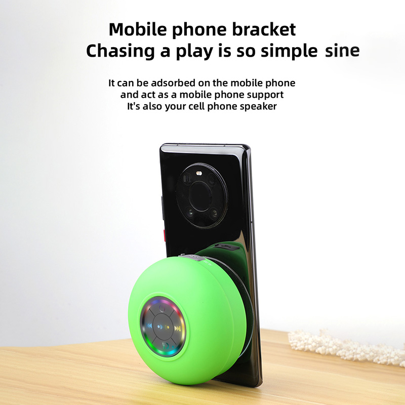 IPX4 Waterproof Shower Speakers Wireless 5.0 Bluetooth Speaker for ...