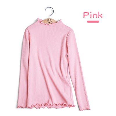 Winter Autumn Girls White Pink Tops Long Sleeve Warm Shirt Kids Children Elastic Sport Yoga Dance Wear