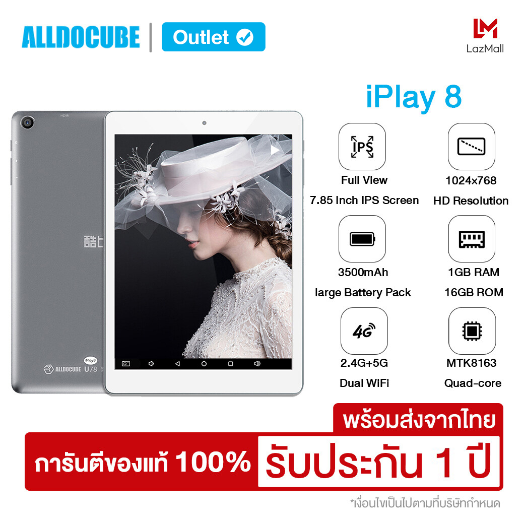 ALLDOCUBE iPlay8 Android 6.0 Tablet PC 7.85 นิ้ว 1GB/16GB (Grey