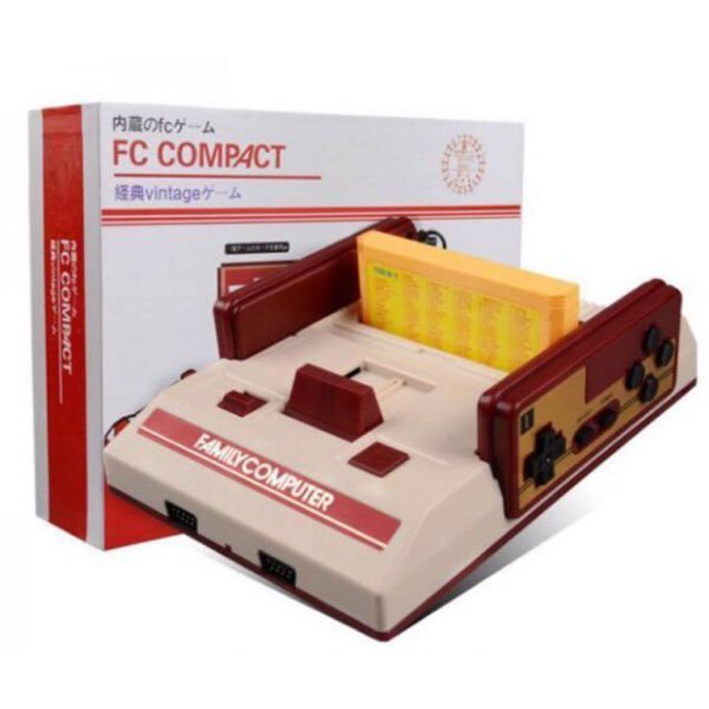 เครื่องเกม FC Compact พร้อมเกม 168เกม Famicom แฟมิลี่ เครื่องเกม8บิต ย้อนยุค ชวนนึกถึงวันวาล น่าสะสม