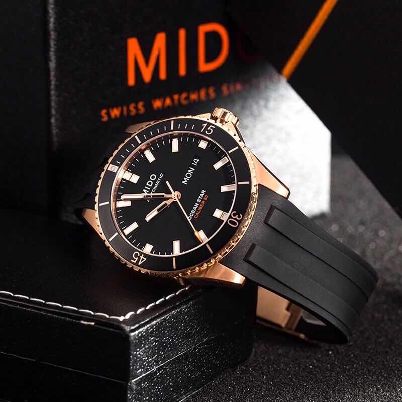 1.Mido Ocean Star Captain Black Dial Men’s Watch M026.430.37.051.00 Mechanical watches
