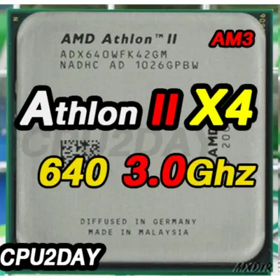 AMD X4 640 ราคา ถูก ซีพียู CPU AM3 Athlon II X4 640 3.0Ghz พร้อมส่ง ส่งเร็ว ฟรี ซิริโครน มีประกันไทย