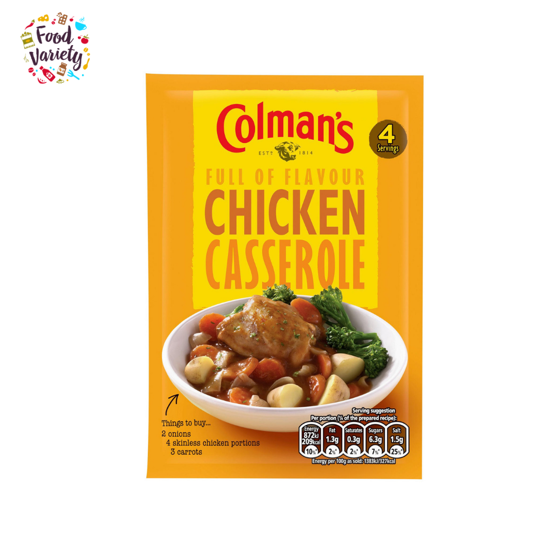 Colman's Chicken Casserole Sauce Mix 40g โคลแมนส์ ผงซอสสำหรับทำไก่คาสโรล