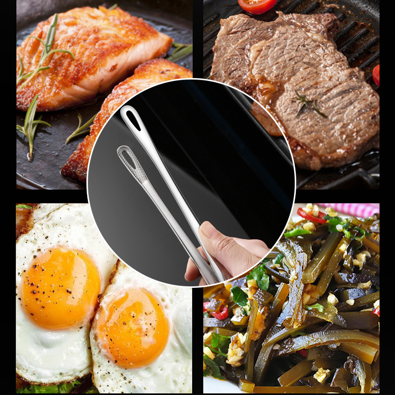 20211Pcs Stainless Steel Food Tongs Long Handle NonSlip Korea Barbecue