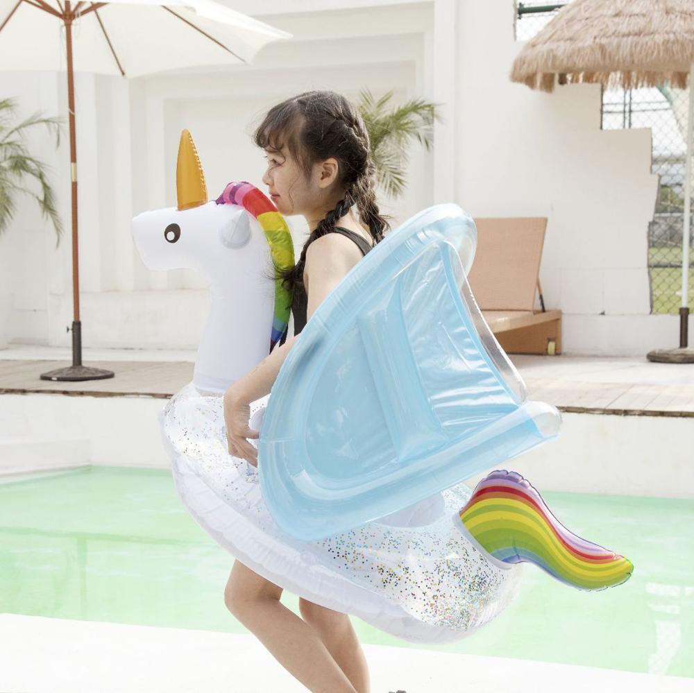 Flamingo Inflatable Circle Baby Infant Float Pool Swimming Ring ...