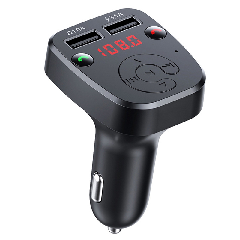 Car Mp3 Player Bluetooth Fm Transmitter Card Car Bluetooth Hands-Free Car Mp3