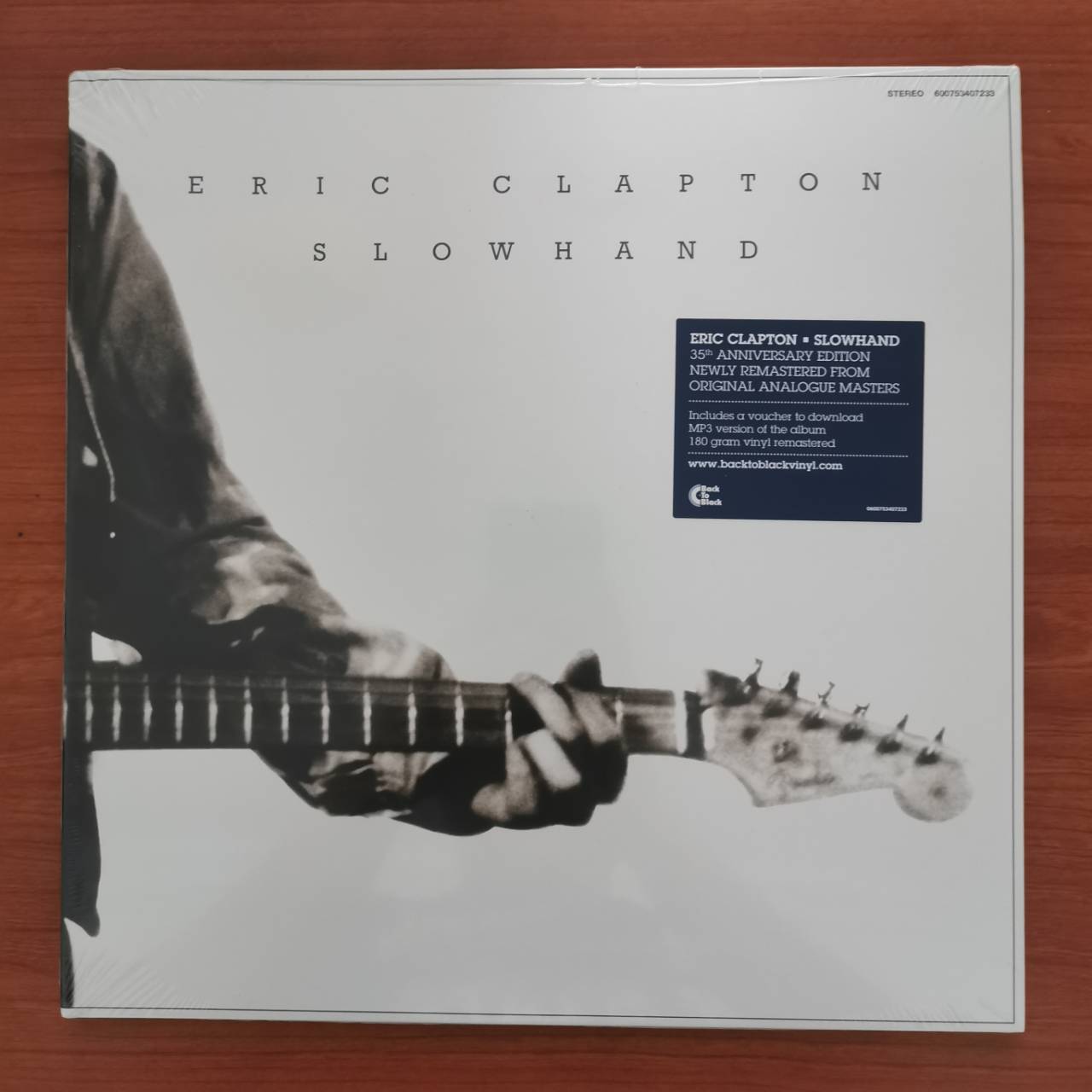 แผ่นเสียง Eric Clapton : Slow hand 35th anniversary, LP, Album, Reissue, Remastered 180 Gram, Gatefold แผ่นเสียงใหม่ชีล