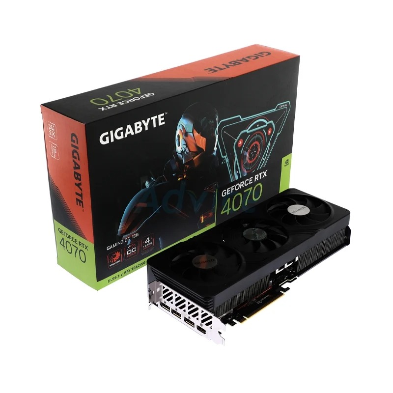 VGA GIGABYTE GEFORCE RTX 4070 GAMING OC - 12GB GDDR6X - A0150446 ราคา 25,520 บาท*ส่งฟรี
