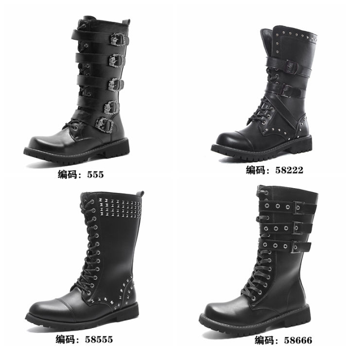 high leg boots mens