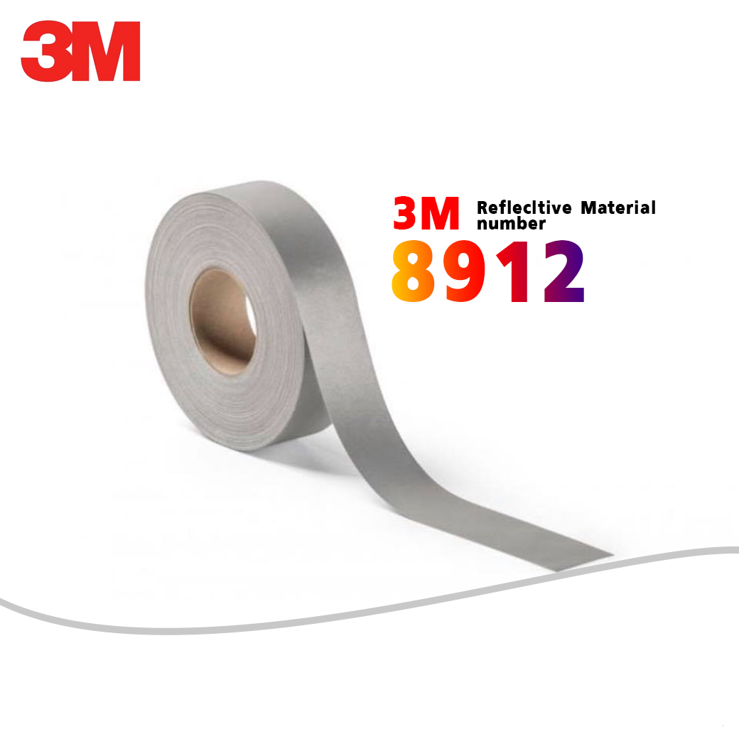 3M 8912 แถบผ้าสะท้อนแสง เทปสะท้อนแสง มีให้เลือกหน้ากว้าง 1 นิ้ว ,1.5 นิ้ว,2 นิ้ว ราคาถูกสุด