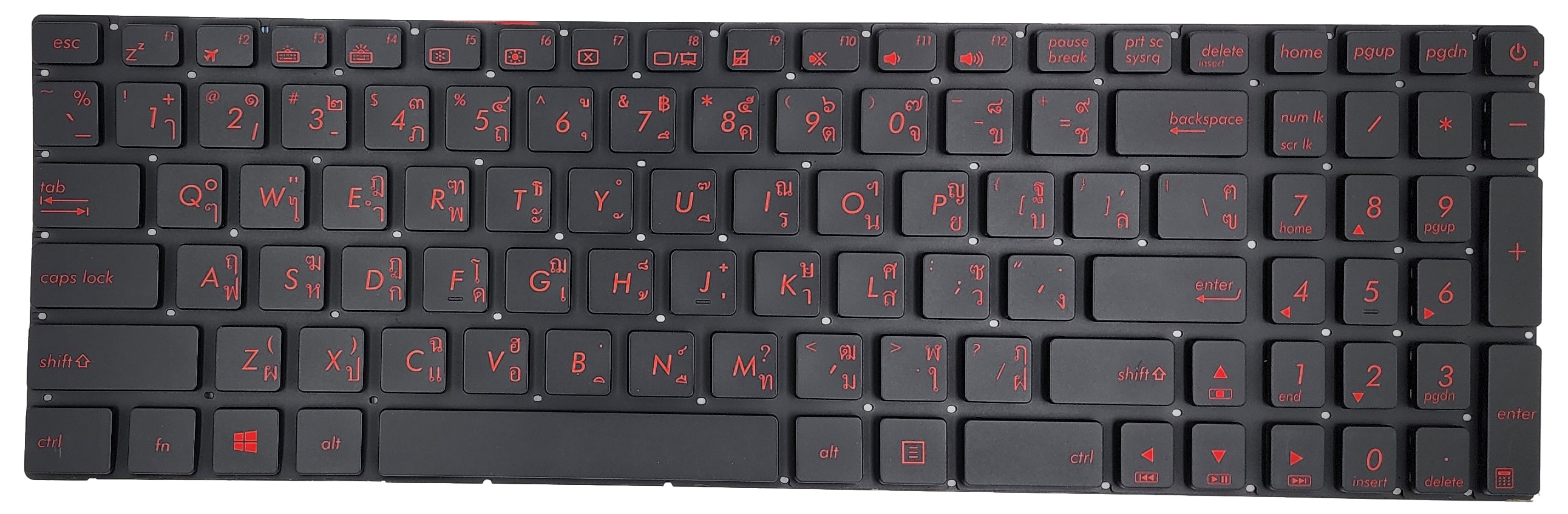 KEYBOARD ASUS คีย์บอร์ด เอซุส ROG GL552 GL552JX GL552VW GL552VX ...