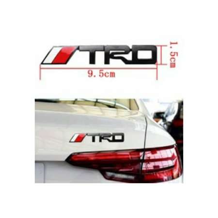 โลโก้รถยนต์  TRD (สีดำ)