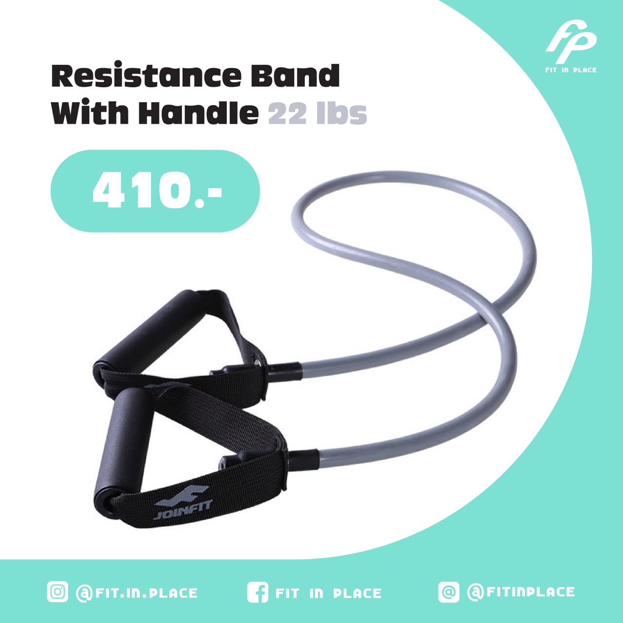 Fit in Place - Joinfit Resistance Band with Handle 22 lbs