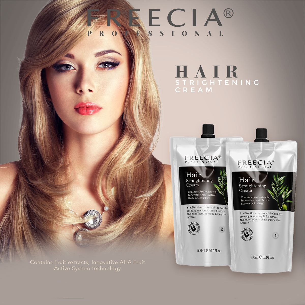 Freecia Professional ฟรีเซีย โปรเฟสชั่นนอล Hair Straightening