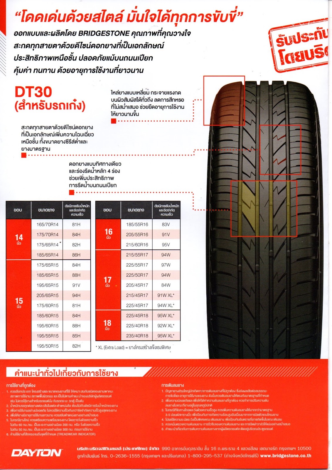 ยางใหม่ปี 2022 DAYTON 215/55 R17 ยางเดตัน รุ่น DT30 ยางรถยนต์ขอบ17