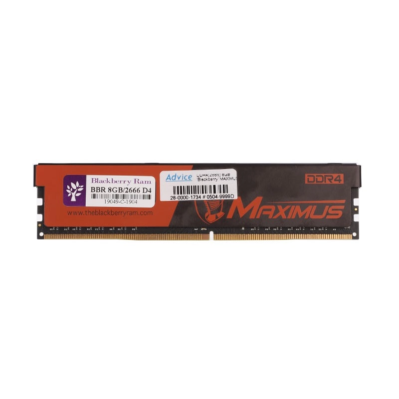 ราคาและรีวิวBlackberry RAM DDR4(2666) 8GB MAXIMUS Advice Online