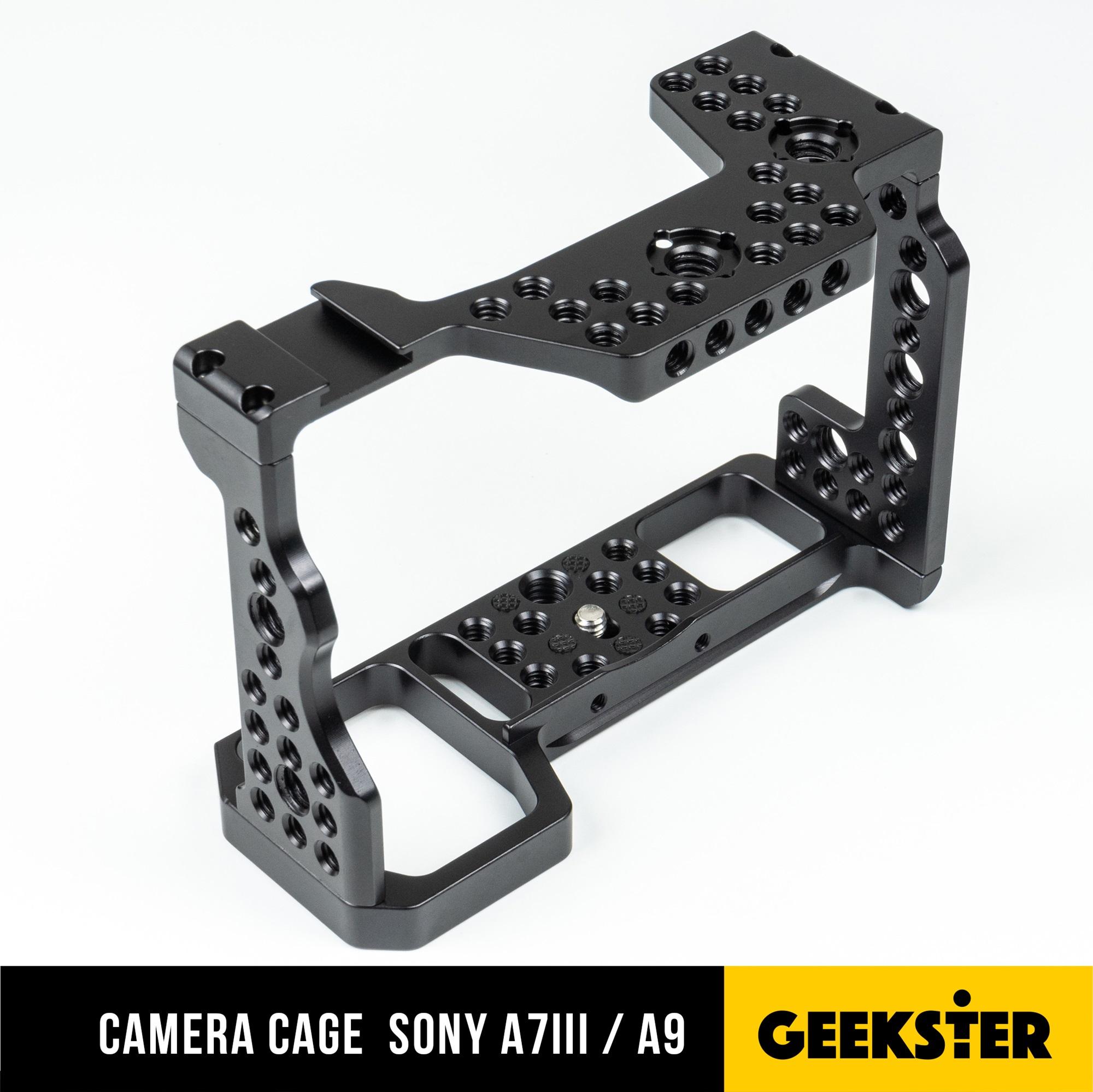 Cage Rig / Grip สำหรับ Sony A7III / A7 MK3 / A9 / A7RIII ( Camera Grip / กริป ) ( Geekster )