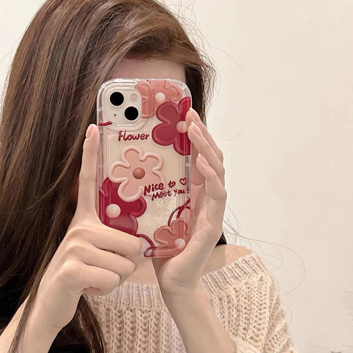 For IPhone 11 Pro Max IPhone Case Silicone Soft Case Flower Shockproof Case Cute Style for IPhone 13 14 Pro Max