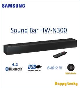 Samsung Soundbar HW-N300 Built In Woofer ,Bluetooth 4.2 ,USB ,Audo In , Optical In