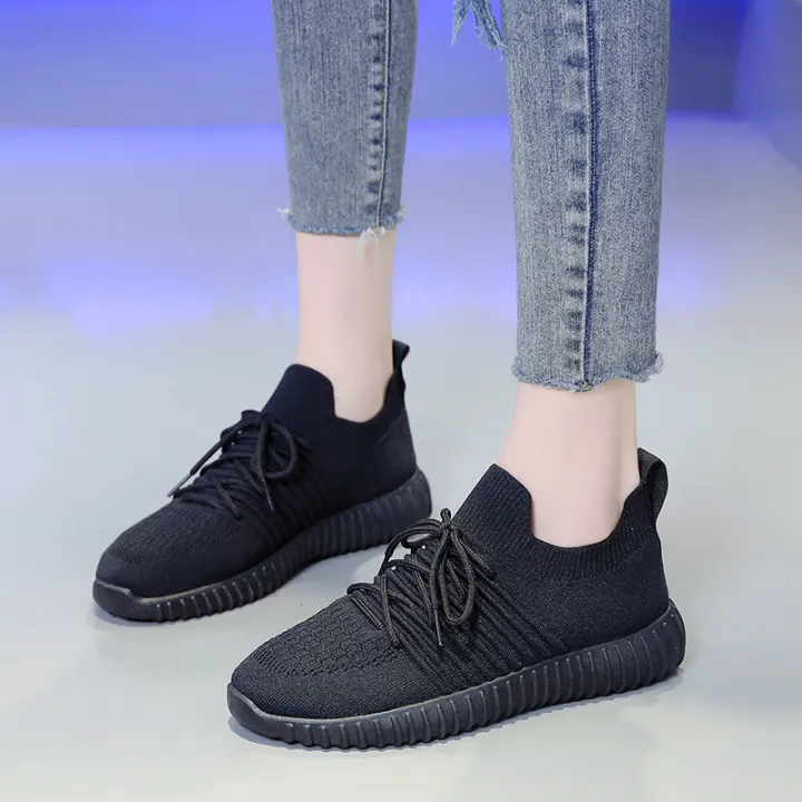 non slip black sneakers womens