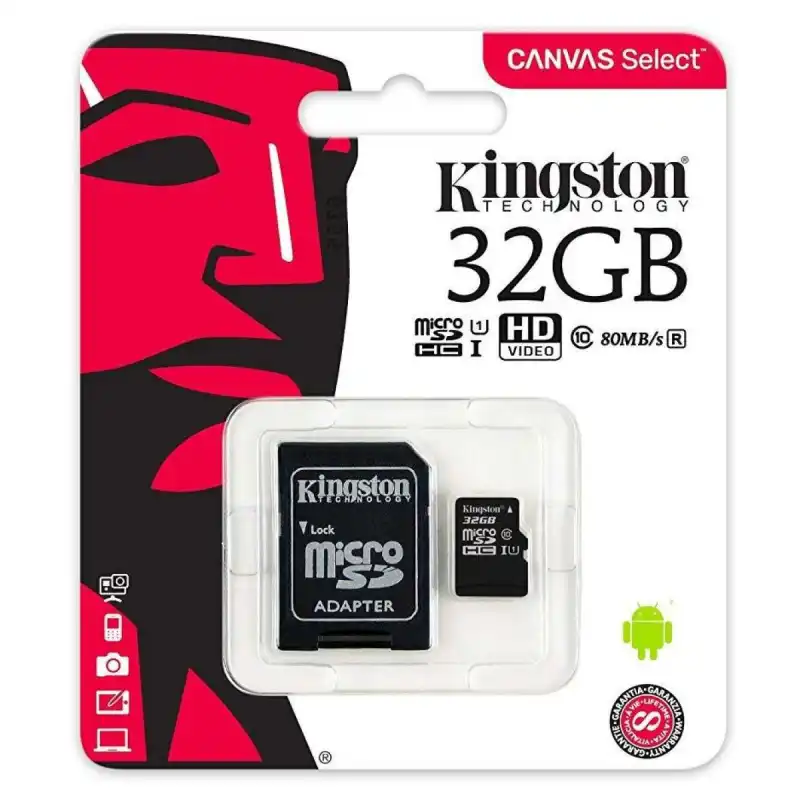 ภาพสินค้าBuy home  Kingston 32GB Class 10 Micro SD SDHC คิงส์ตัน เมมโมรี่การ์ด 32 GB จากร้าน Buy home 1593365983 บน Lazada ภาพที่ 1