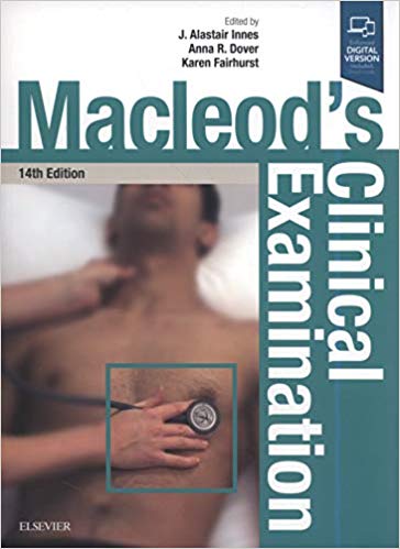 MACLEOD'S CLINICAL EXAMINATION (PAPERBACK) Author:J. Alastair Innes Ed/Year:14/2018 ISBN: 9780702069932