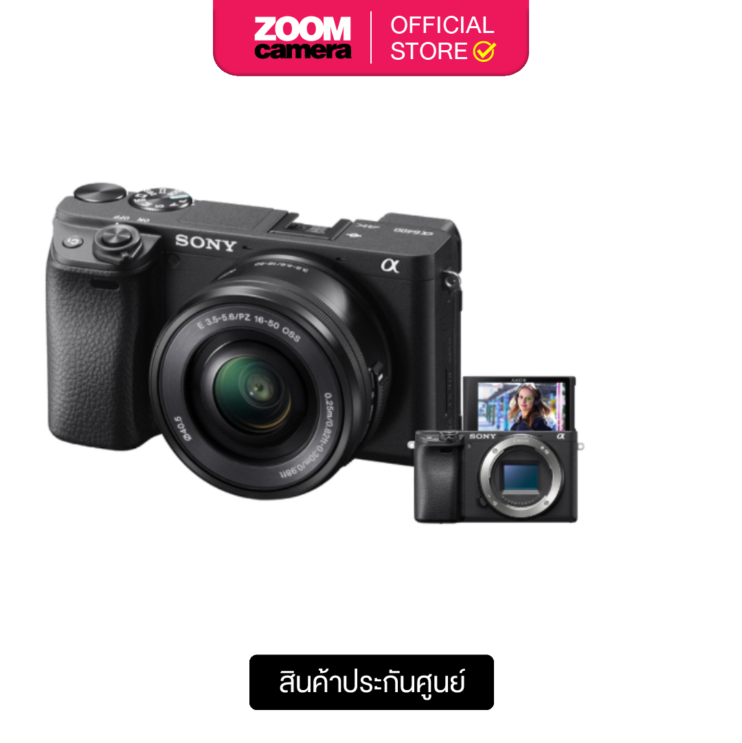 Sony A6400 mirrorless camera (ประกันศูนย์ 1 ปี) Lazada.co.th