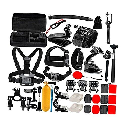 ส่งฟรี Gopro Accessories kit 50 in 1 Bundle Action Camera Accessory Kit ชุดอุปกรณ์เสริมกล้องแอคชั่น for GoPro