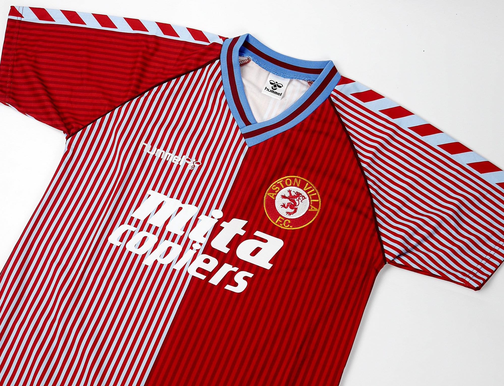 Aston Villa à¹à¸­à¸ªà¸• à¸™ à¸§ à¸¥à¸¥ à¸² à¸¢ à¸­à¸™à¸¢ à¸„ 1988 89 à¹„à¸‹à¸ª S 2xl à¸ªà¸§à¸¢à¸¡à¸²à¸ à¸„à¸¥à¸²à¸ªà¸ª à¸„ à¹€à¸ª à¸­à¸Ÿ à¸•à¸šà¸­à¸¥ Bb Ball Shirt Bb Ball Shirts Thaipick