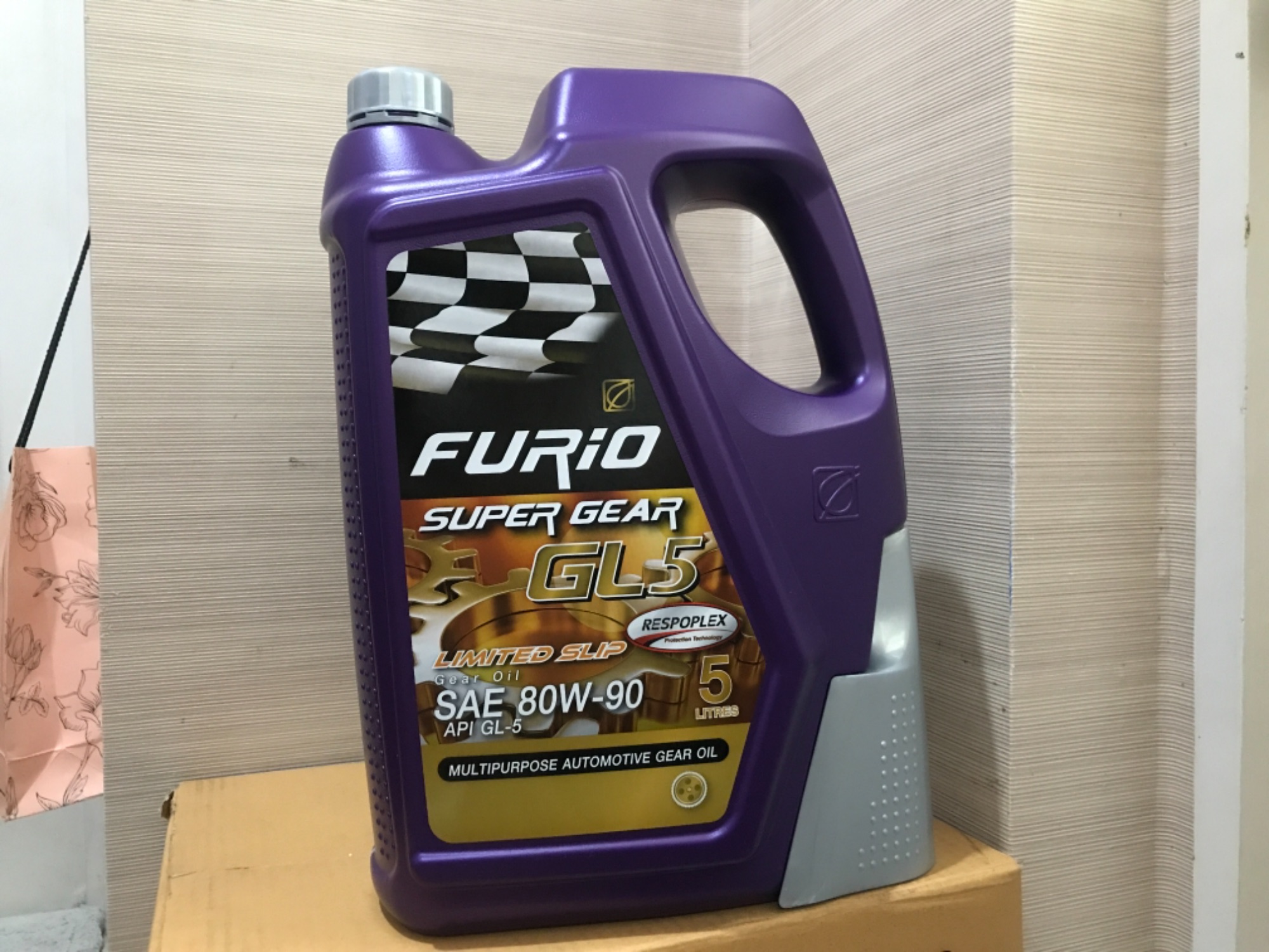 น้ำมันเกียร์ และ เฟืองท้าย บางจาก ฟูลิโอ Furio super gear GL-5 sae 80w/90 ขนาด 5 ลิตร