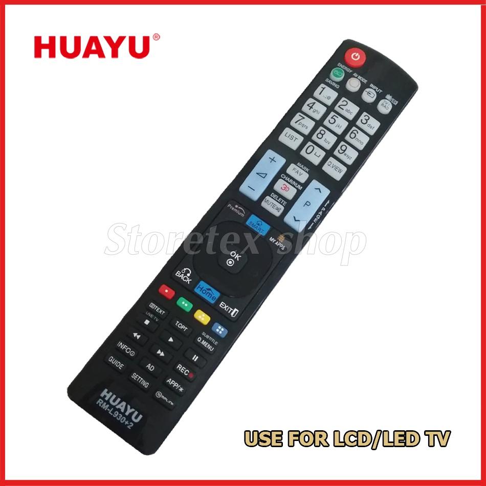 รีโมท TV LG HUAYU รุ่น RM-L930+2 สามารถใช้กับ LCD/LED TV