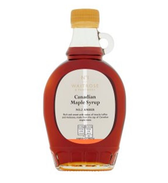 WAITROSE Canadian Maple Syrup (UK Imported) 330g. เวทโทรส เมเปิล ไซรัป