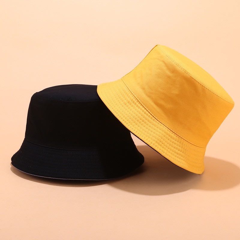 หมวกบักเก็ต หมวกพเปล่าหลายสี หมวกบักเก็ต2​ด้าน หมวกบักเก็ต2​ด้านสีพื้น