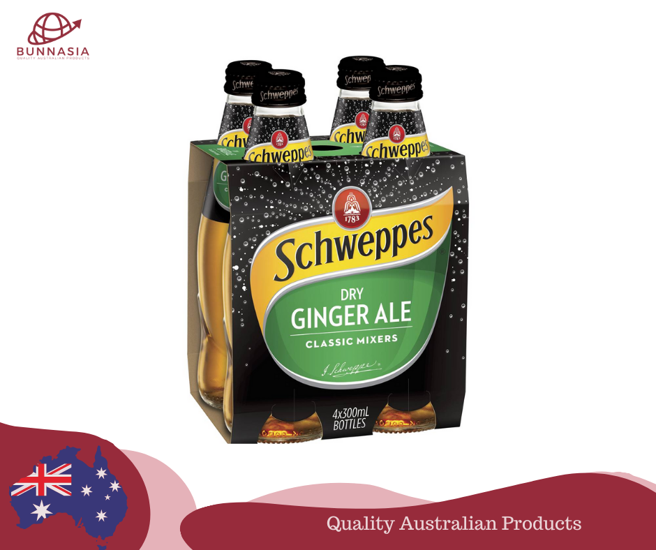 Schweppes Dry Ginger Ale 4 x300ml