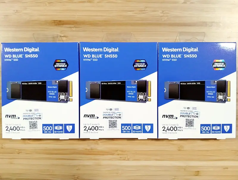 ภาพสินค้า500 GB / 1TB SSD (เอสเอสดี) WD BLUE SN550 PCIe NVMe M.2 2280 (WDS500G2B0C/WDS100T2B0C) มีของพร้อมส่ง จากร้าน Winburg BK บน Lazada ภาพที่ 2