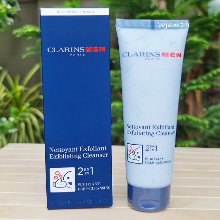 Clarins Men Exfoliating Cleanser 2 in 1 125 ml. Lazada.co.th