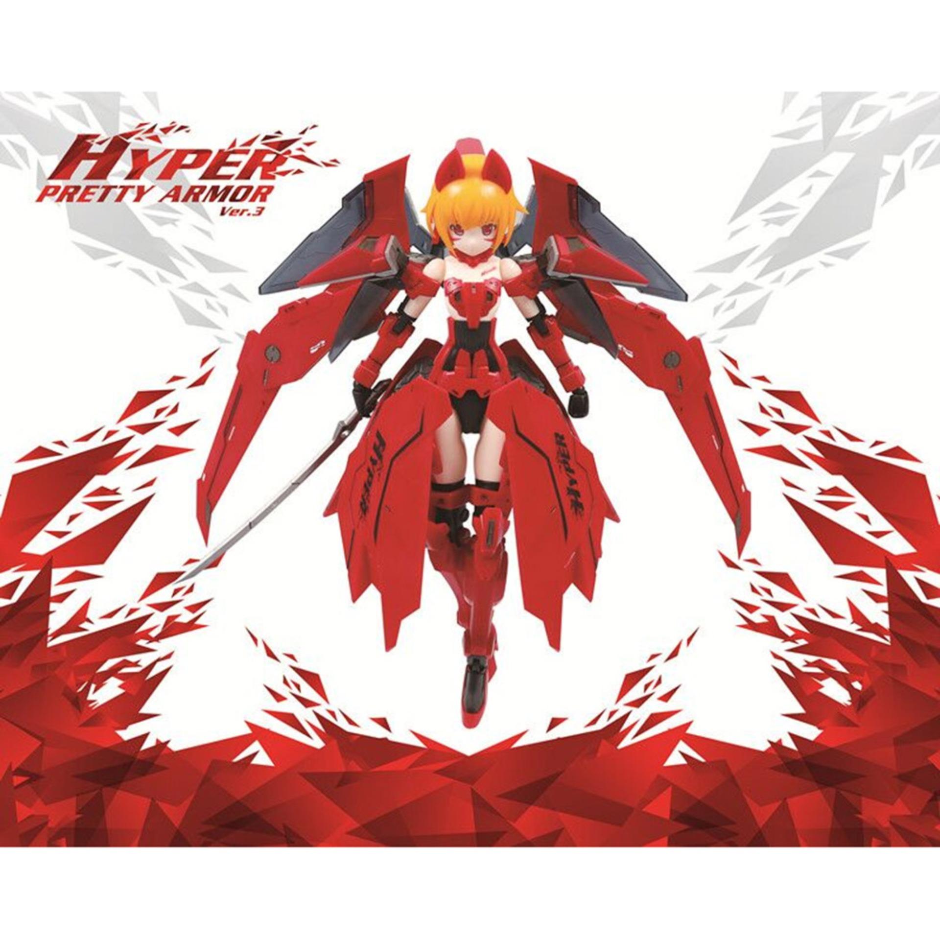 Model โมเดล งานแท้ 100% Arms Girl Hyper Pretty Armor Gundam ver 3.0 Red version 1/8 Ver Figma ฟิกม่า Anime ขยับแขน-ขาได้ ของขวัญ Gift ของสะสมหายาก อนิเมะ การ์ตูน มังงะ Doll ตุ๊กตา สั่งและนำเข้าจากญี่ปุ่น manga Figure ฟิกเกอร์