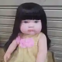 ภาพขนาดย่อของภาพหน้าปกสินค้าตุ็กตา ตุ๊กตาทำจากยางพารา เสื่้อการ์ตูนผมยาว ส่งในไทย จากร้าน qiaojiaoshop บน Lazada ภาพที่ 4