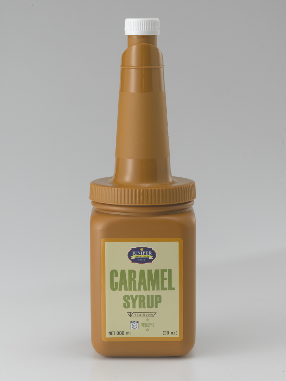 Juniper Caramel Syrup 800 ml. (จูนิเปอร์ คาราเมล ไซรัป 800 มิลลิลิตร)**จำกัดการซื้อ 8 กระปุก/ออร์เดอร์**